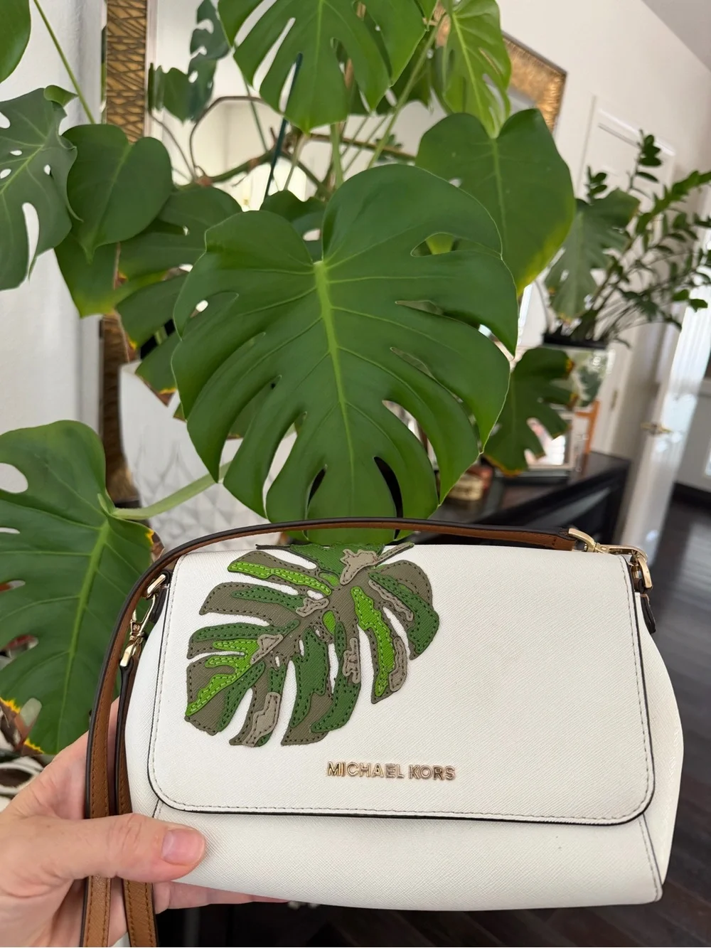 Michael Kors Monstera Leaf 🌿Crossbody Shoulder Bag
